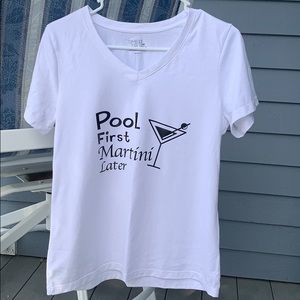 Custome white tee shirt